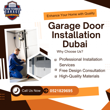 Enhancing Your Residence: Garage Door Installation Dubai